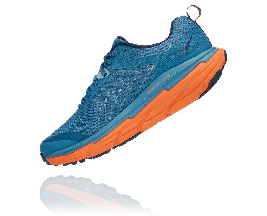 Trail Shoes Mens - Hoka One One Challenger ATR 6 - Blue - TPKUXHJ-60